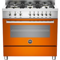 Bertazzoni Professional Series 90cm Dual Energy Single Range Cooker - Orange