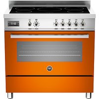 Bertazzoni Professional Series 90cm Electric Induction Single Range Cooker - Orange