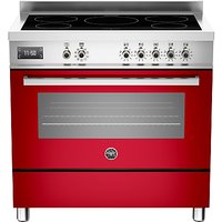 Bertazzoni Professional Series 90cm Electric Induction Single Range Cooker - Red