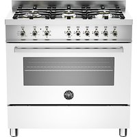 Bertazzoni Professional Series 90cm Dual Energy Single Range Cooker - White