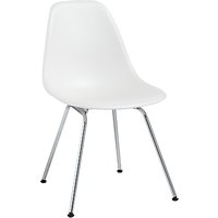 Vitra Eames DSX 43cm Side Chair - White / Chrome