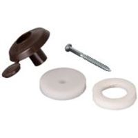 Brown Super Fixing Buttons Pack Of 10 - 5012032831274
