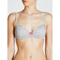 COLLECTION By John Lewis Elle Non Wire T-Shirt Bra - Etched Floral
