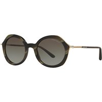 Giorgio Armani AR8075 Frames Of Life Round Sunglasses - Olive Green