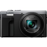 Panasonic LUMIX DMC-TZ80EB Super Zoom Digital Camera, 4K Ultra HD, 18.1MP, 30x Optical Zoom, Wi-Fi, EVF, 3 LCD Touch Screen - Silver