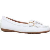 Carvela Comfort Cally Bow Loafers - White