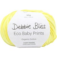 Debbie Bliss Eco Baby Print 4 Ply Yarn, 50g - Lemon