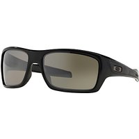 Oakley OO9263 Turbine Polarised Sunglasses - Black/Olive Green