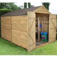 8X10 Apex Overlap Wooden Shed - 5013053151426