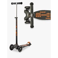 Maxi Micro Deluxe Scooter, 6-12 Years - Black