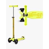 Maxi Micro Deluxe Scooter, 6-12 Years - Yellow