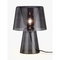 Design Project By John Lewis No.001 Large Glass Table Lamp - Smoke