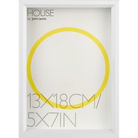 House By John Lewis Matt Aluminium Photo Frame, 5 X 7 - White