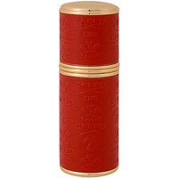 CREED Gold Trim Leather Bound Refillable Atomiser, 50ml - Red/Gold