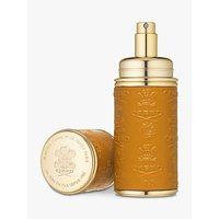 CREED Gold Trim Leather Bound Refillable Atomiser, 50ml - Camel/Gold