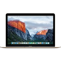 Apple MacBook, Intel Core M5, 8GB RAM, 512GB Flash Storage, 12 Retina Display - Gold