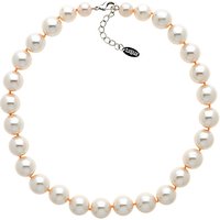 Finesse Faux Pearl Necklace - Pink
