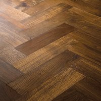 Ted Todd Cleeve Hill Engineered Wood Flooring - Brushed & Natural Oiled Fumed Oak Parquet