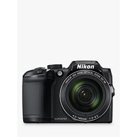 Nikon COOLPIX B500 Digital Camera, 16MP, HD 1080p, 40x Optical Zoom, Wi-Fi, Bluetooth, 3 LCD Screen - Black
