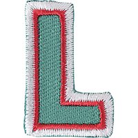 Rico Iron On Letter Patch - L