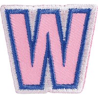 Rico Iron On Letter Patch - W