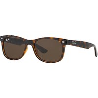 Ray-Ban Junior RB9052S New Wayfarer Sunglasses - Tortoise/Dark Brown