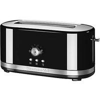 KitchenAid Manual Control Long Slot 4-Slice Toaster - Onyx Black