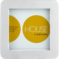 House By John Lewis Photo Frame, 4 X 4 (10 X 10cm) - White