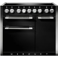 Mercury 1000 Electric Range Cooker With Induction Hob - Ash Black