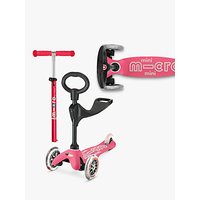 Mini Micro 3in1 Deluxe Scooter, 1 - 5 Years - Pink