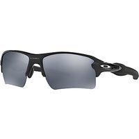 Oakley OO9188 FLAK 2.0 XL Polarised Rectangular Sunglasses - Black/Silver