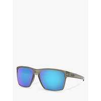 Oakley OO9341 Sliver XL Polarised Square Sunglasses - Grey/Blue