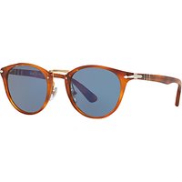 Persol PO3108S Oval Sunglasses - Tortoise/Blue