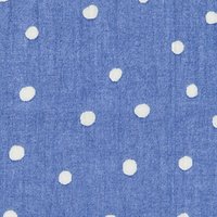 Kokka Spot Print Fabric - Blue