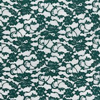 Jane Makower Scalloped Lace Fabric - Bottle Green