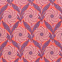 Freespirit Amy Butler Eternal Sunshine Zebra Bloom Print Fabric - Orange