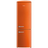 Gorenje ORK193 Freestanding Fridge Freezer, A+++ Energy Rating, Right-Hand Hinge, 60cm Wide - Juicy Orange