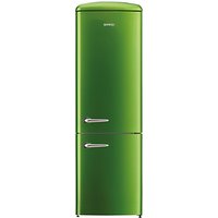 Gorenje ORK193 Freestanding Fridge Freezer, A+++ Energy Rating, Right-Hand Hinge, 60cm Wide - Lime Green