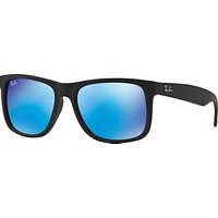 Ray-Ban RB4165 Justin Sunglasses - Black/Turquoise
