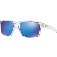 Oakley OO9262 Sliver Rectangular Sunglasses - Clear/Blue