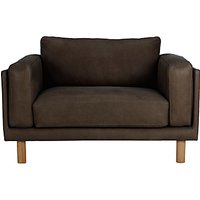 Design Project By John Lewis No.002 Leather Snuggler, Light Leg - Selvaggio Peat Leather