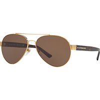 Burberry BE3086 Gradient Aviator Sunglasses - Brown