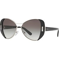 Prada PR 60SS Cat's Eye Sunglasses - Black/Grey Gradient