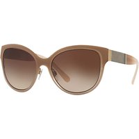 Burberry BE3087 Oval Sunglasses - Camel/Gradient Brown