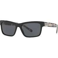 Burberry BE4225 Rectangular Sunglasses - Black