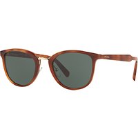 Prada Linea Rossa PR 22SS Oval Sunglasses - Brown