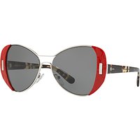 Prada PR 60SS Cat's Eye Sunglasses - Red/Tortoise