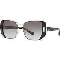 Prada PR 59SS Rectangular Sunglasses - Multi/Grey Gradient