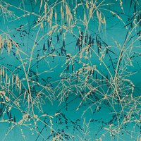 Clarissa Hulse Meadow Grass Paste The Wall Wallpaper - Ocean / Peacock 111404