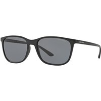 Giorgio Armani AR8084 Polarised Square Sunglasses - Black/Grey